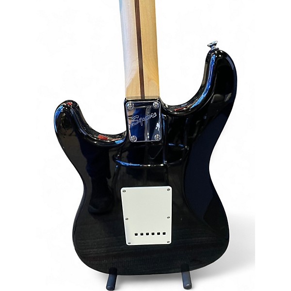 Used Squier Affinity Stratocaster Black Solid Body Electric Guitar