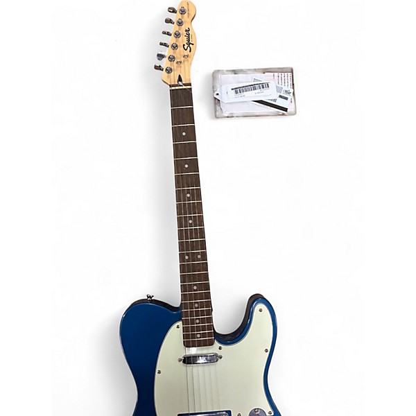 Used Squier Affinity Telecaster Blue Solid Body Electric Guitar