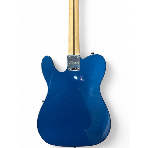 Used Squier Affinity Telecaster Blue Solid Body Electric Guitar
