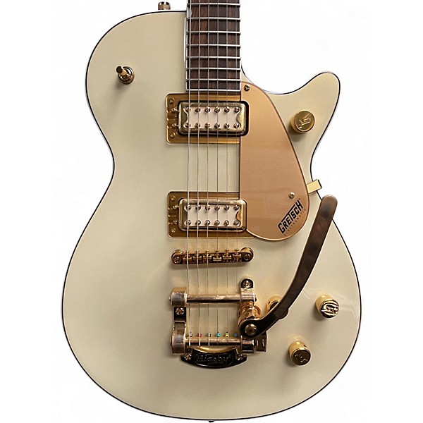 Used Gretsch Guitars ELECTROMATIC PRISTINE JET WHITE GOLD Solid Body Electric Guitar
