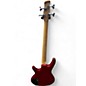 Used Ibanez GSR200 Trans Red Electric Bass Guitar