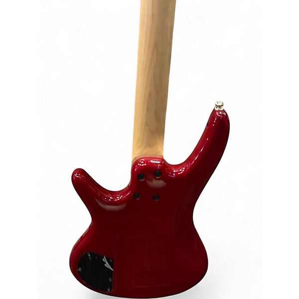 Used Ibanez GSR200 Trans Red Electric Bass Guitar
