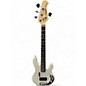 Used Sterling by Music Man StingRay Short Scale Rosewood Fingerboard Olympic White Electric Bass Guitar thumbnail
