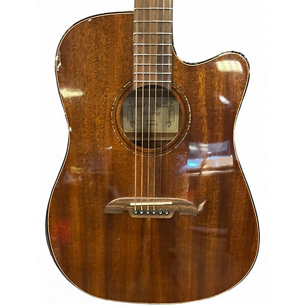 Used Alvarez ADM66 Mahogany Acoustic Electric Guitar