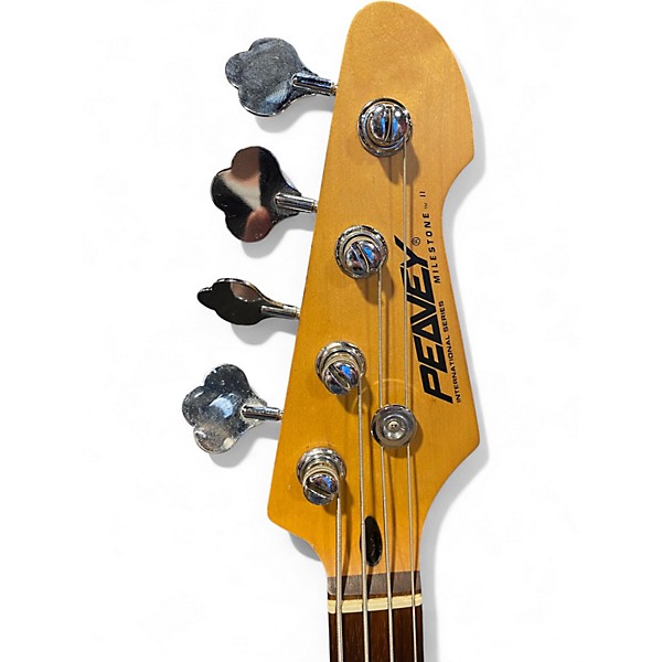 Used Peavey Milestone ii Black Electric Bass Guitar