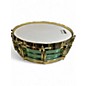 Used Ludwig 3.5X14 Carl Palmer Snare Green Drum