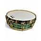 Used Ludwig 3.5X14 Carl Palmer Snare Green Drum