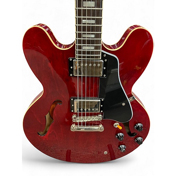 Used 2015 Epiphone ES335 Pro Cherry Hollow Body Electric Guitar