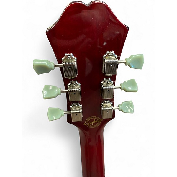 Used 2015 Epiphone ES335 Pro Cherry Hollow Body Electric Guitar