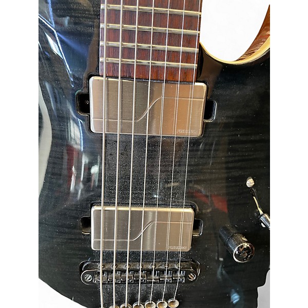 Used Mayones Setius 7 String Antique Black Solid Body Electric Guitar