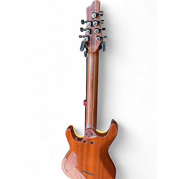 Used Mayones Setius 7 String Antique Black Solid Body Electric Guitar