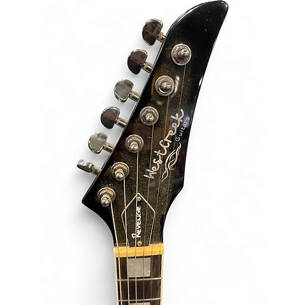 Used Westcreek REVENGE EXPLORER Trans Purple Solid Body Electric Guitar