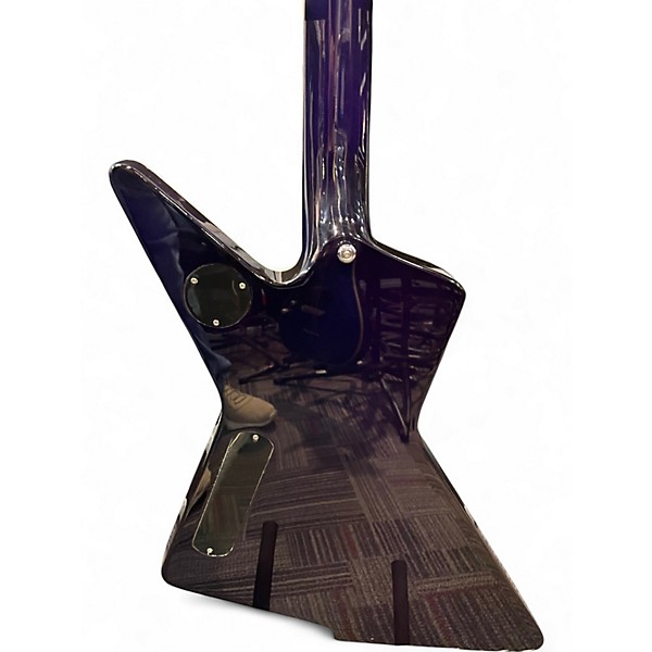 Used Westcreek REVENGE EXPLORER Trans Purple Solid Body Electric Guitar