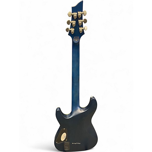 Used Schecter Guitar Research C1 Platinum Midnight Blue Solid Body Electric Guitar