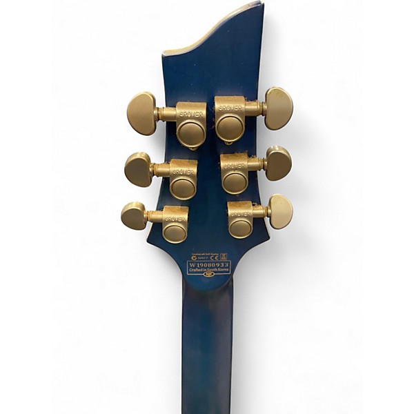 Used Schecter Guitar Research C1 Platinum Midnight Blue Solid Body Electric Guitar