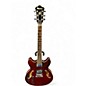 Used Ibanez AS73 Artcore Left Handed TRANSPARENT CHERRY Hollow Body Electric Guitar thumbnail