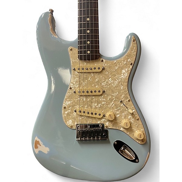 Used Fender ST-62  LIGHT BLUE Solid Body Electric Guitar