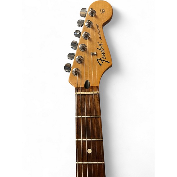 Used 2009 Fender Standard Stratocaster 3 Color Sunburst Solid Body Electric Guitar