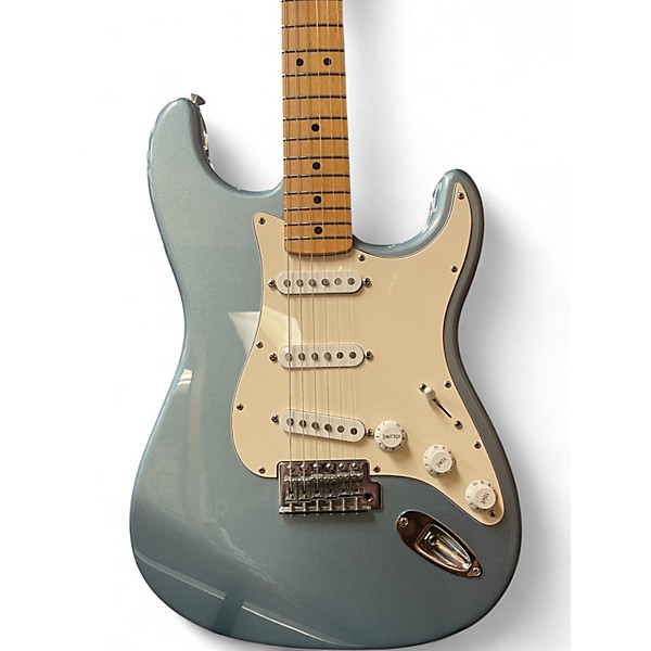 Used Fender Standard Stratocaster Ice Blue Metallic Solid Body Electric Guitar