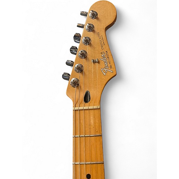 Used Fender Standard Stratocaster Ice Blue Metallic Solid Body Electric Guitar