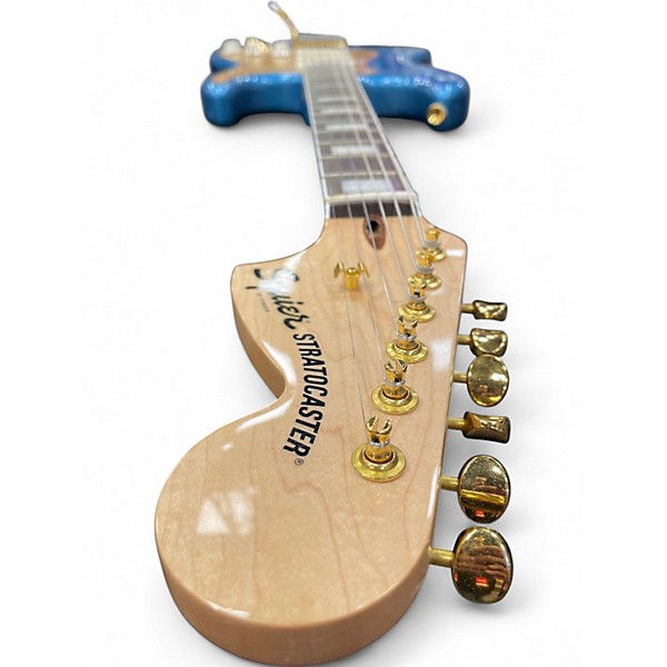 Used 2022 Squier CLASSIC SERIES 40th Anniversary Stratocaster Baltic Blue Solid Body Electric Guitar