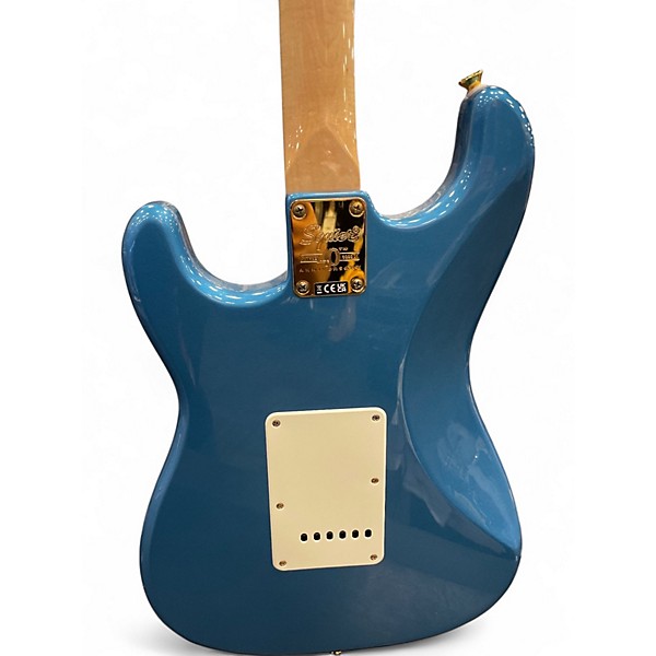 Used 2022 Squier CLASSIC SERIES 40th Anniversary Stratocaster Baltic Blue Solid Body Electric Guitar