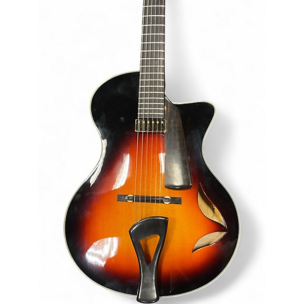 Used Eastman FV880CE 2 Color Sunburst Hollow Body Electric Guitar