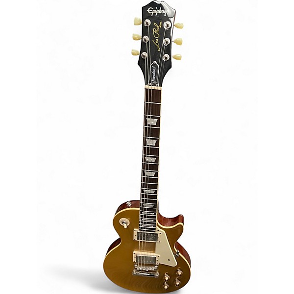 Used Epiphone Les Paul Standard 1950s Gold Solid Body Electric Guitar