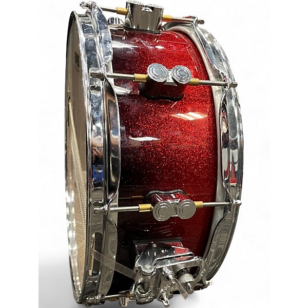 Used PDP by DW 14in Concept Maple Red to Black Fade Drum