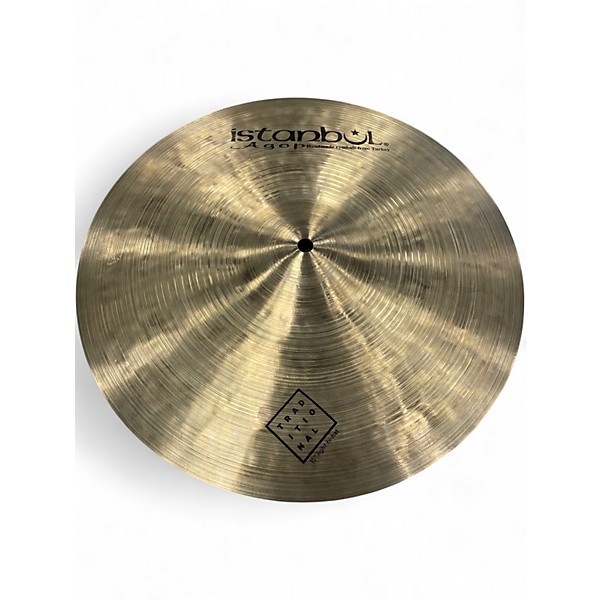 Used Istanbul Agop 15in traditional light hihat pair Cymbal