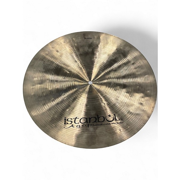 Used Istanbul Agop 15in traditional light hihat pair Cymbal