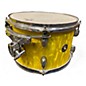 Used Gretsch Drums 4 Piece Catalina Club Series Yellow Satin Flame Drum Kit