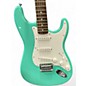 Used Squier FSR Bullet Stratocaster Surf Green Solid Body Electric Guitar