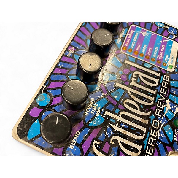 Used Electro-Harmonix Cathedral Stereo Reverb Effect Pedal