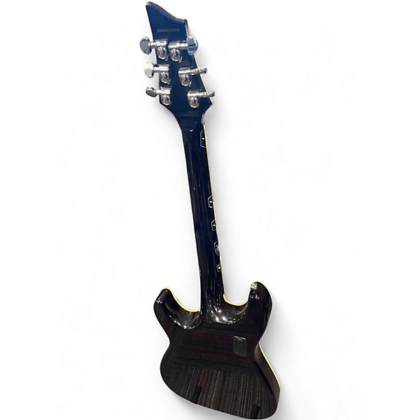 Used Schecter Guitar Research C1 E/A Trans Amber Hollow Body Electric Guitar