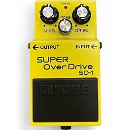 Used BOSS SD1 Super Overdrive Effect Pedal