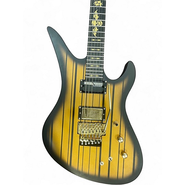 Used Schecter Guitar Research Synyster Gates Signature Custom S Custom Graphic Solid Body Electric Guitar