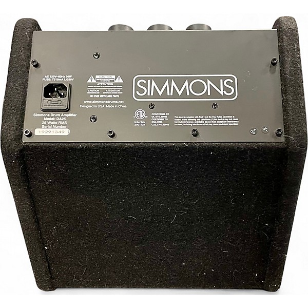 Used Simmons DA25 Drum Amplifier