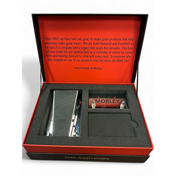 Used Morley 50TH ANNIVERSARY CHROME BUNDLE Effect Pedal