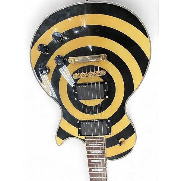 Used 2005 Epiphone Zakk Wylde Bullseye Les Paul Custom Plus Bullseye Solid Body Electric Guitar