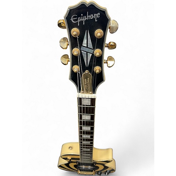 Used 2005 Epiphone Zakk Wylde Bullseye Les Paul Custom Plus Bullseye Solid Body Electric Guitar
