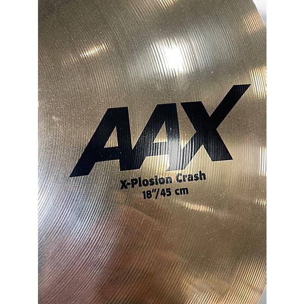 Used SABIAN 18in AAX X-PLOSION CRASH Cymbal