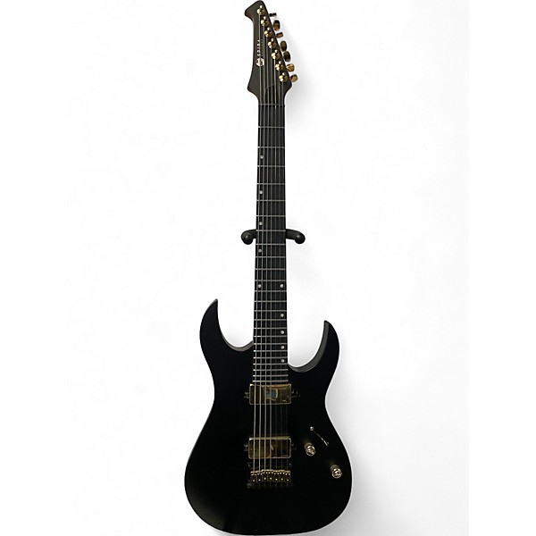 Used Spira S-407 (Modified) Satin Black Solid Body Electric Guitar