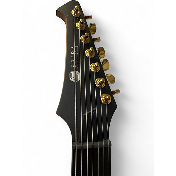 Used Spira S-407 (Modified) Satin Black Solid Body Electric Guitar