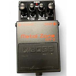 Used BOSS MT2 Metal Zone Distortion Effect Pedal