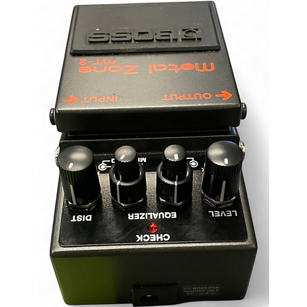 Used BOSS MT2 Metal Zone Distortion Effect Pedal