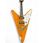 Used J Robert Reverse Flying V Natural Solid Body Electric Guitar
