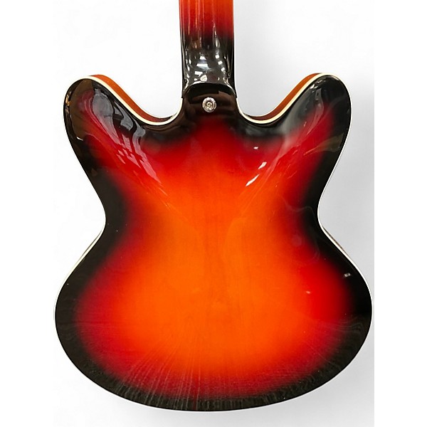 Used VOX BOBCAT BC-V90 Sunburst Hollow Body Electric Guitar