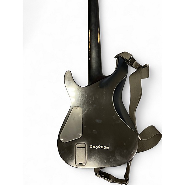 Used Schecter Guitar Research Damien Platinum Black Solid Body Electric Guitar