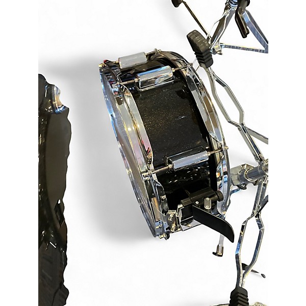 Used SPL 5 Piece KICKER PRO 5 PIECE SET BLACK SPARKLE Drum Kit